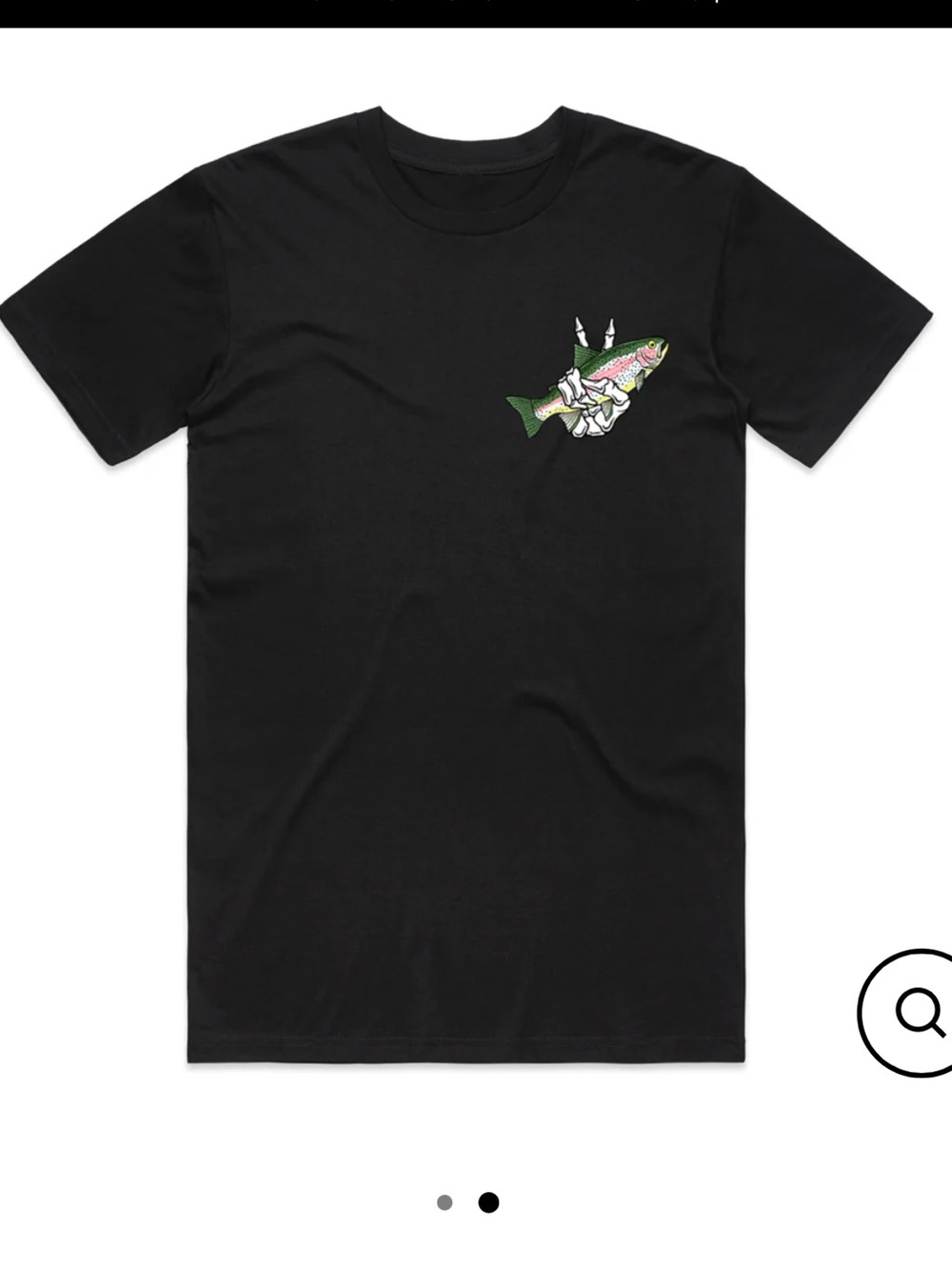 Keepers only- black T shirt. Size XL